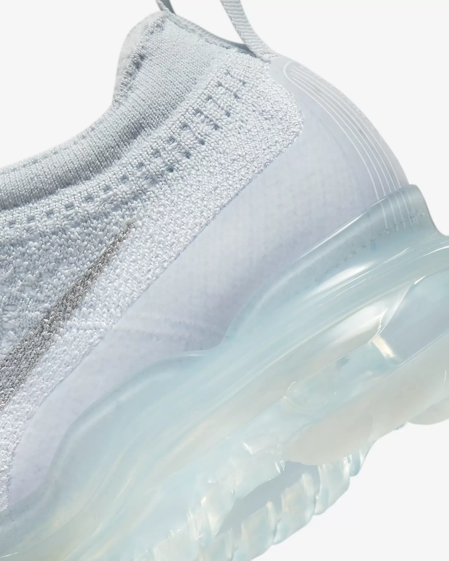 Nike Women's Air VaporMax 2023 Flyknit Shoes - Pure Platinum / White