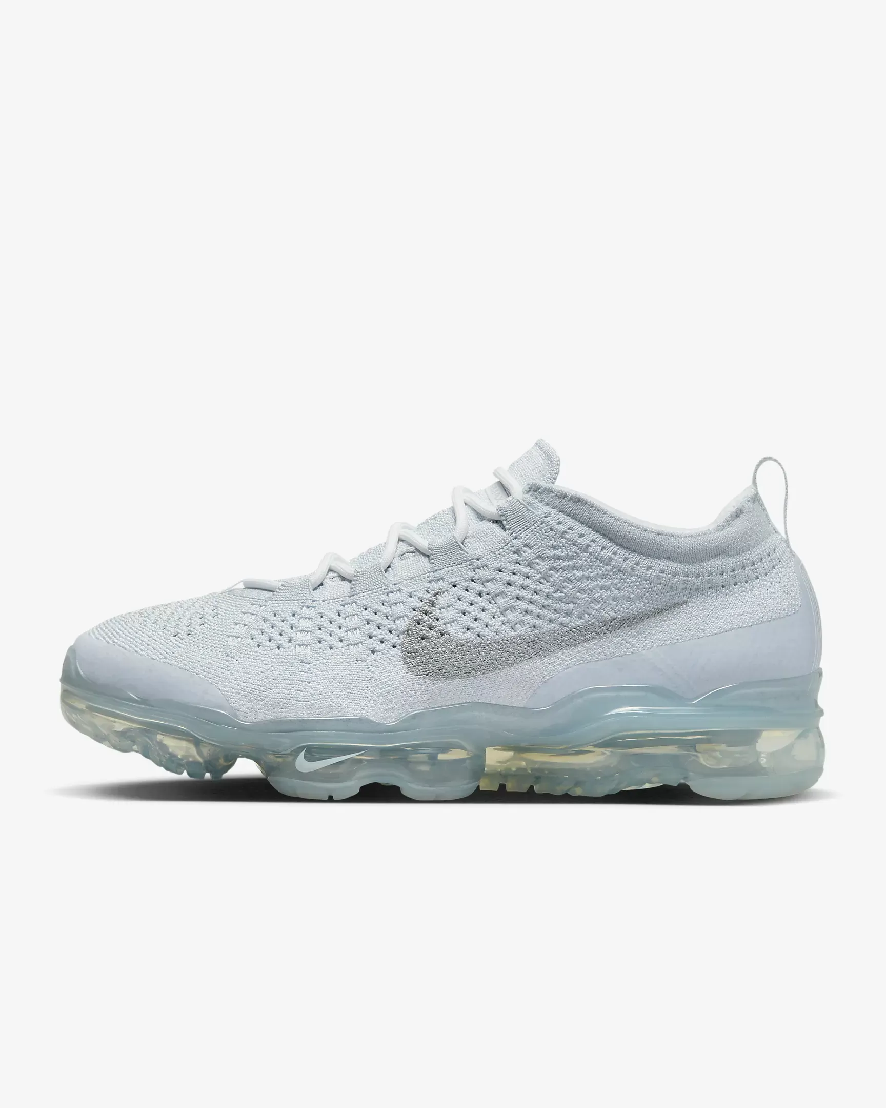 Nike Women's Air VaporMax 2023 Flyknit Shoes - Pure Platinum / White