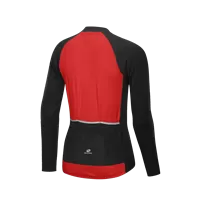 Nuckily Mycycology MH023 Full Sleeves Cycling Jersey - Red