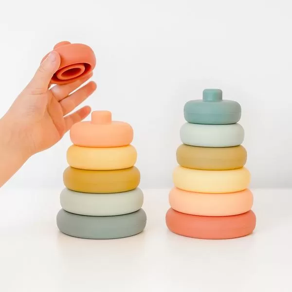 OB Designs Silicone Stacker Tower - Cherry