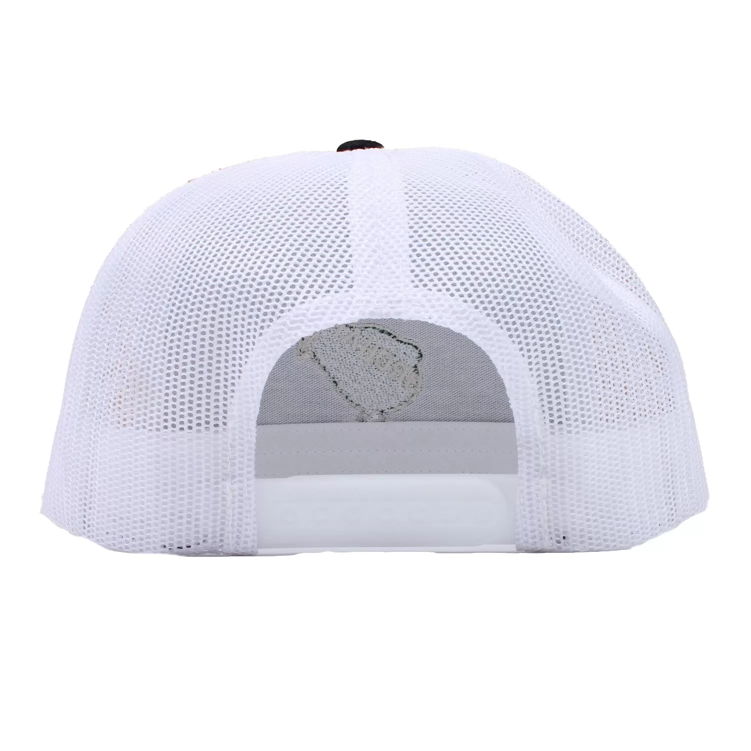 Orchard Bird Logo Tall Crown Trucker Hat Black/White