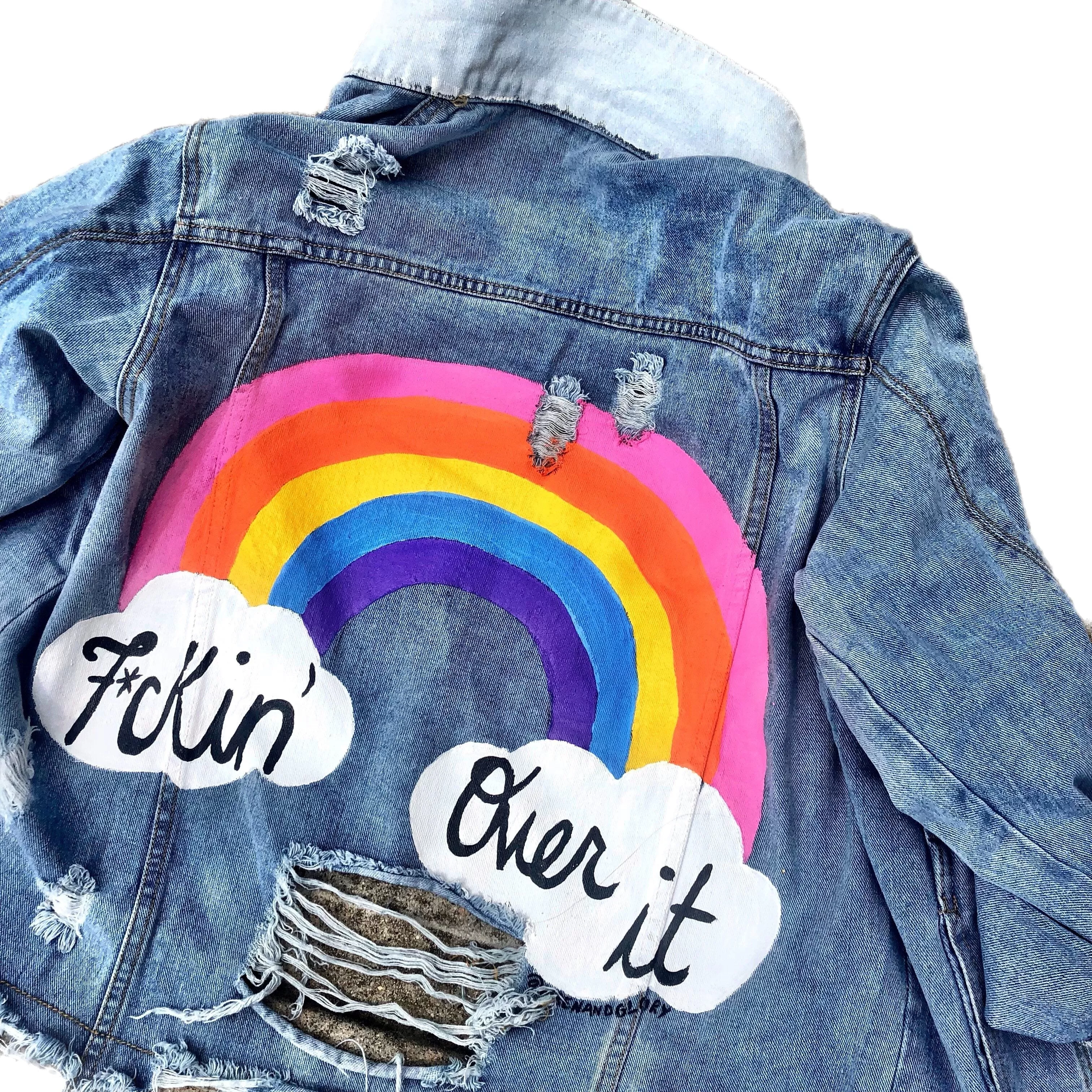 'OVER IT' DENIM JACKET