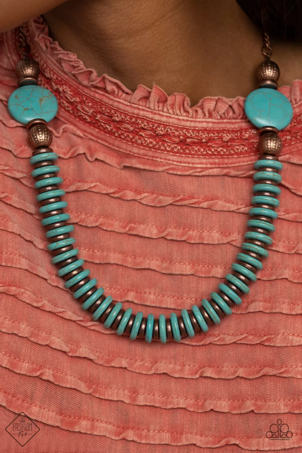 Paparazzi Desert Revival - Copper Necklace