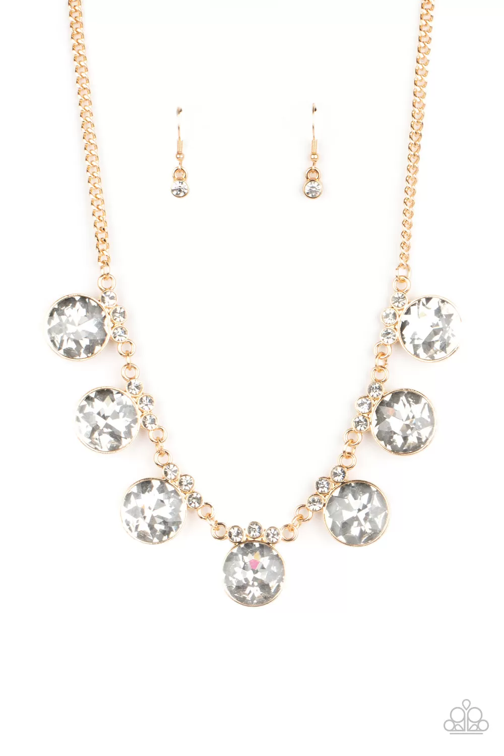 Paparazzi Necklace ~ GLOW-Getter Glamour - Gold