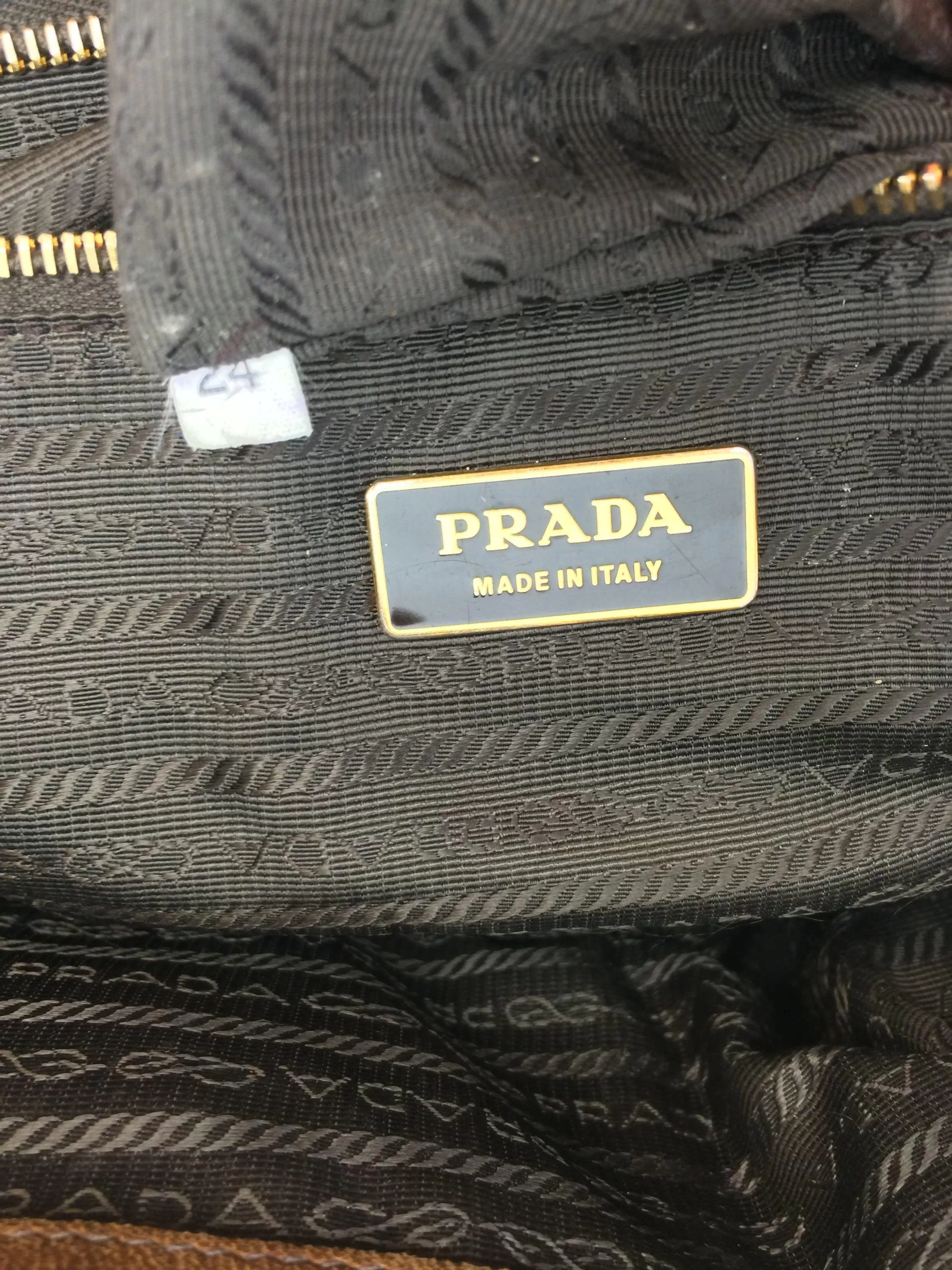 Prada Nappa Gaufre Antik Tote Bag