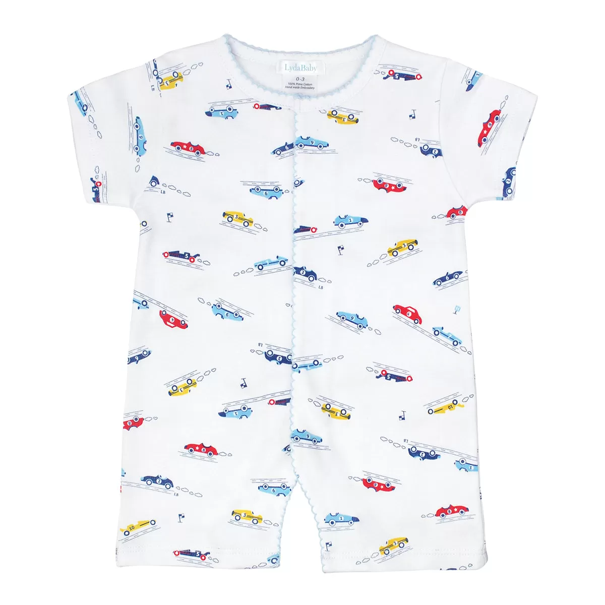 Racers Printed Romper | Baby Boy