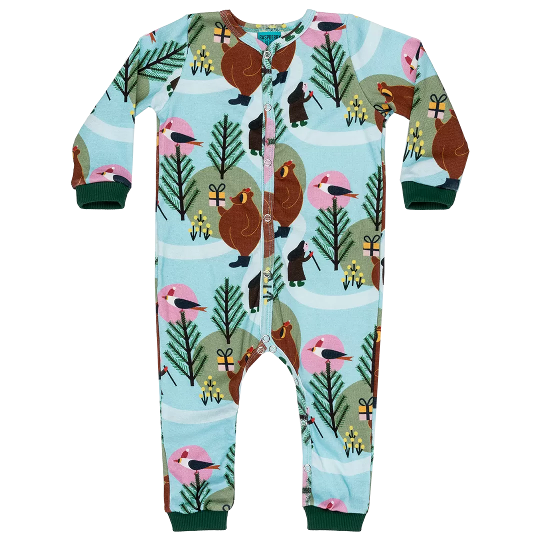 Raspberry Republic Winter Wonderland Sleepsuit