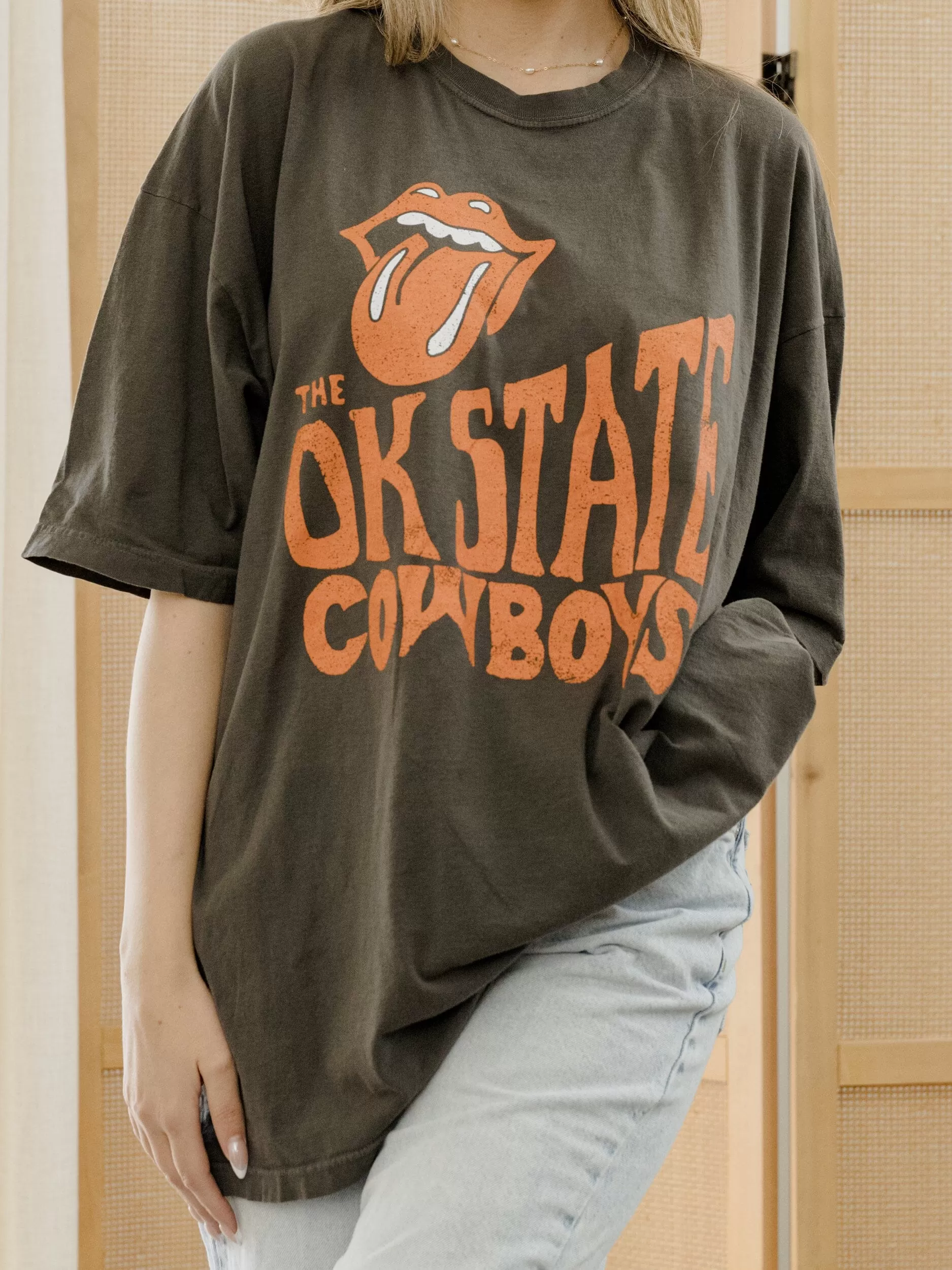 Rolling Stones OSU Cowboys Dazed Pepper One Size Tee