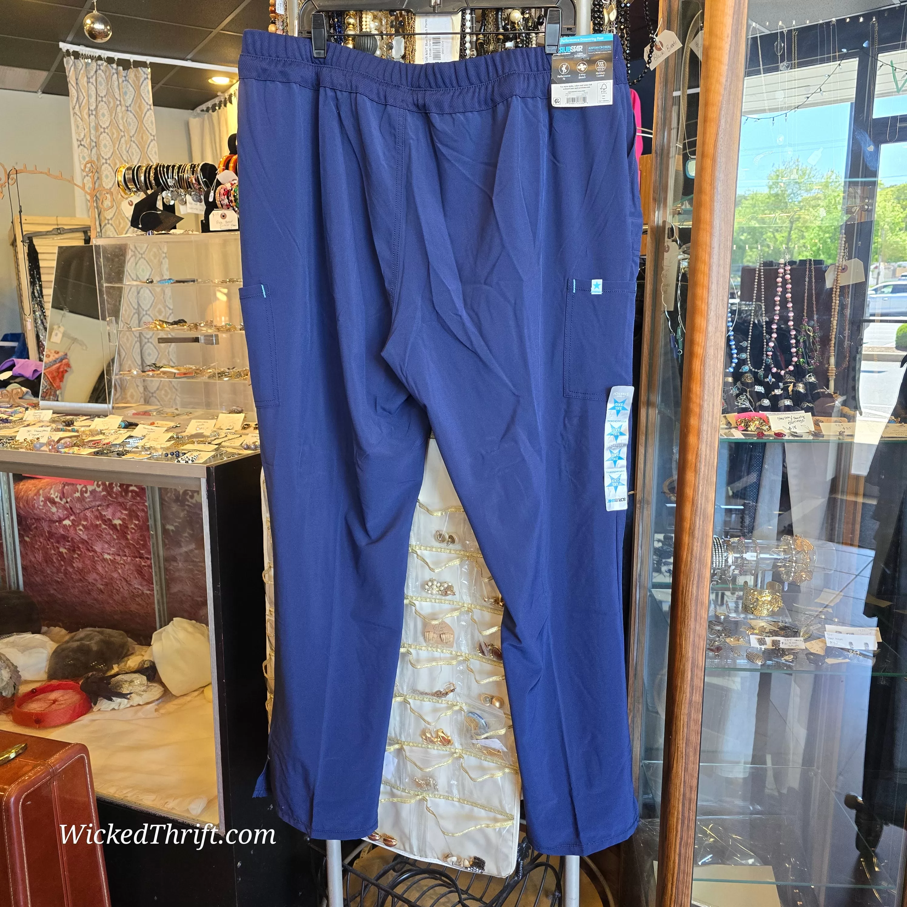 SCRUBSTAR NWT Blue Scrub Pants