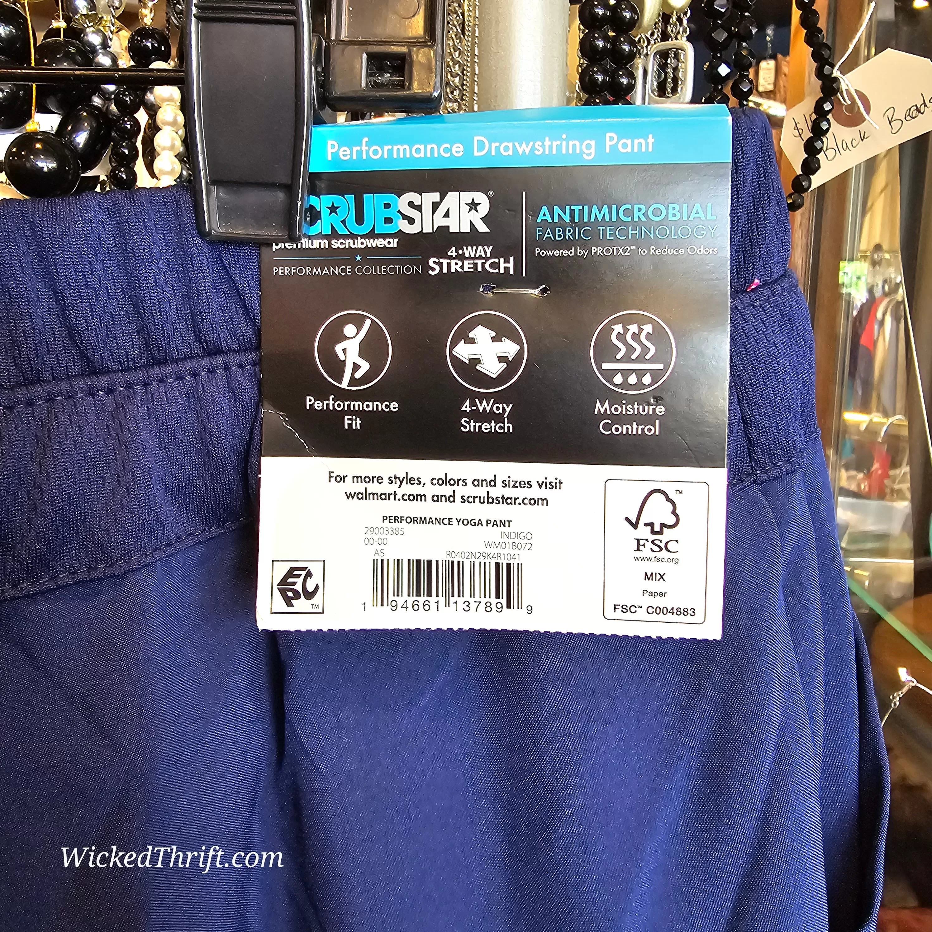 SCRUBSTAR NWT Blue Scrub Pants