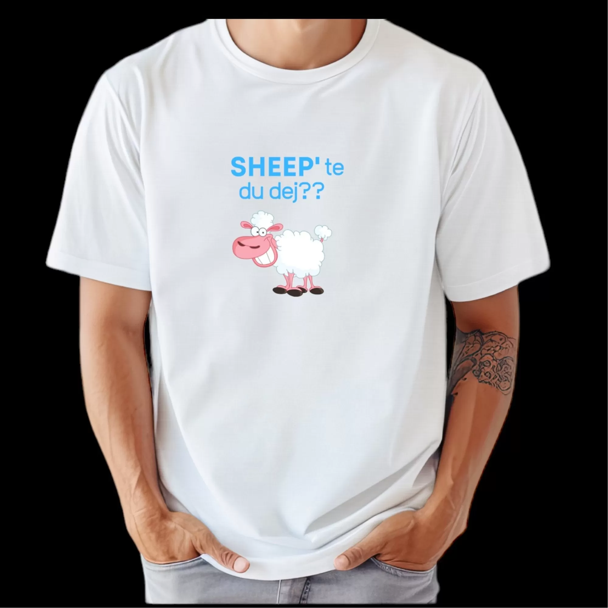 SHEEP'te du deg - Bambus tee - DoUdare -Unisex  t-skjorte