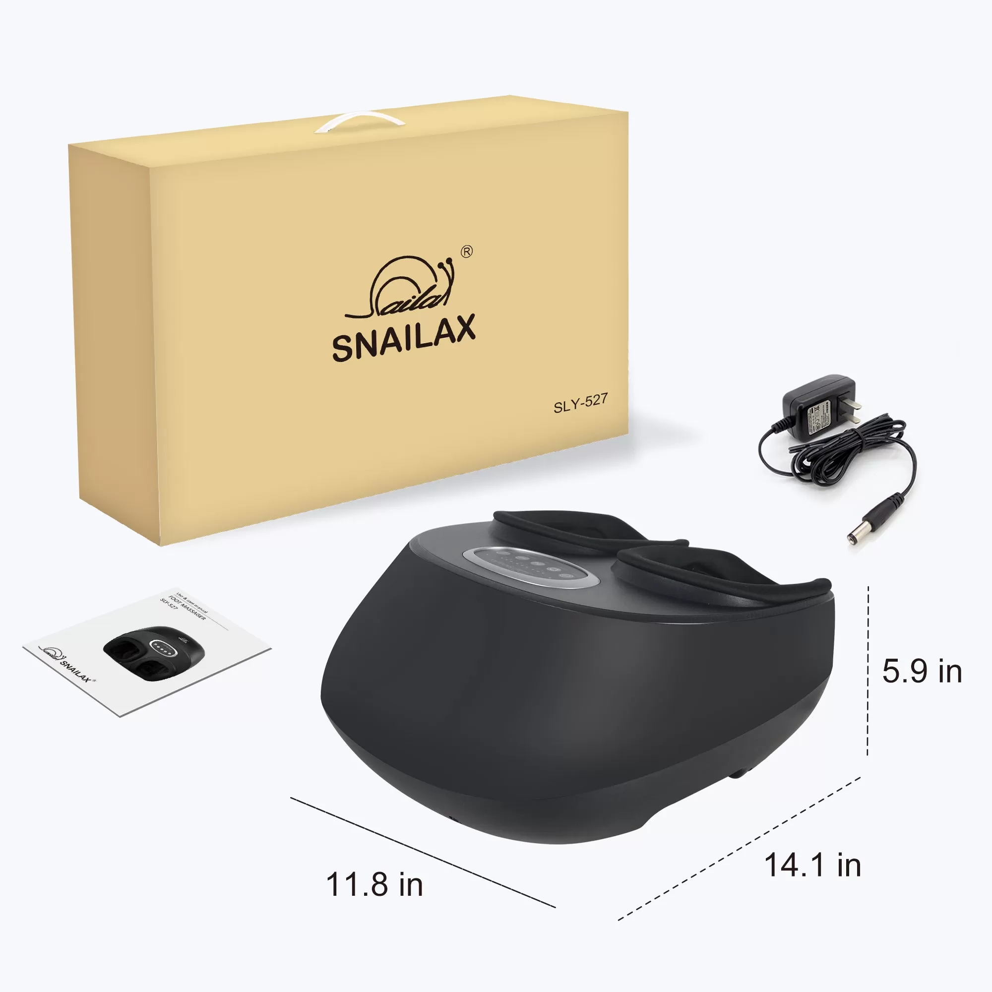 Snailax Shiatsu Foot Massager Machine with Heat SIZE 12--527