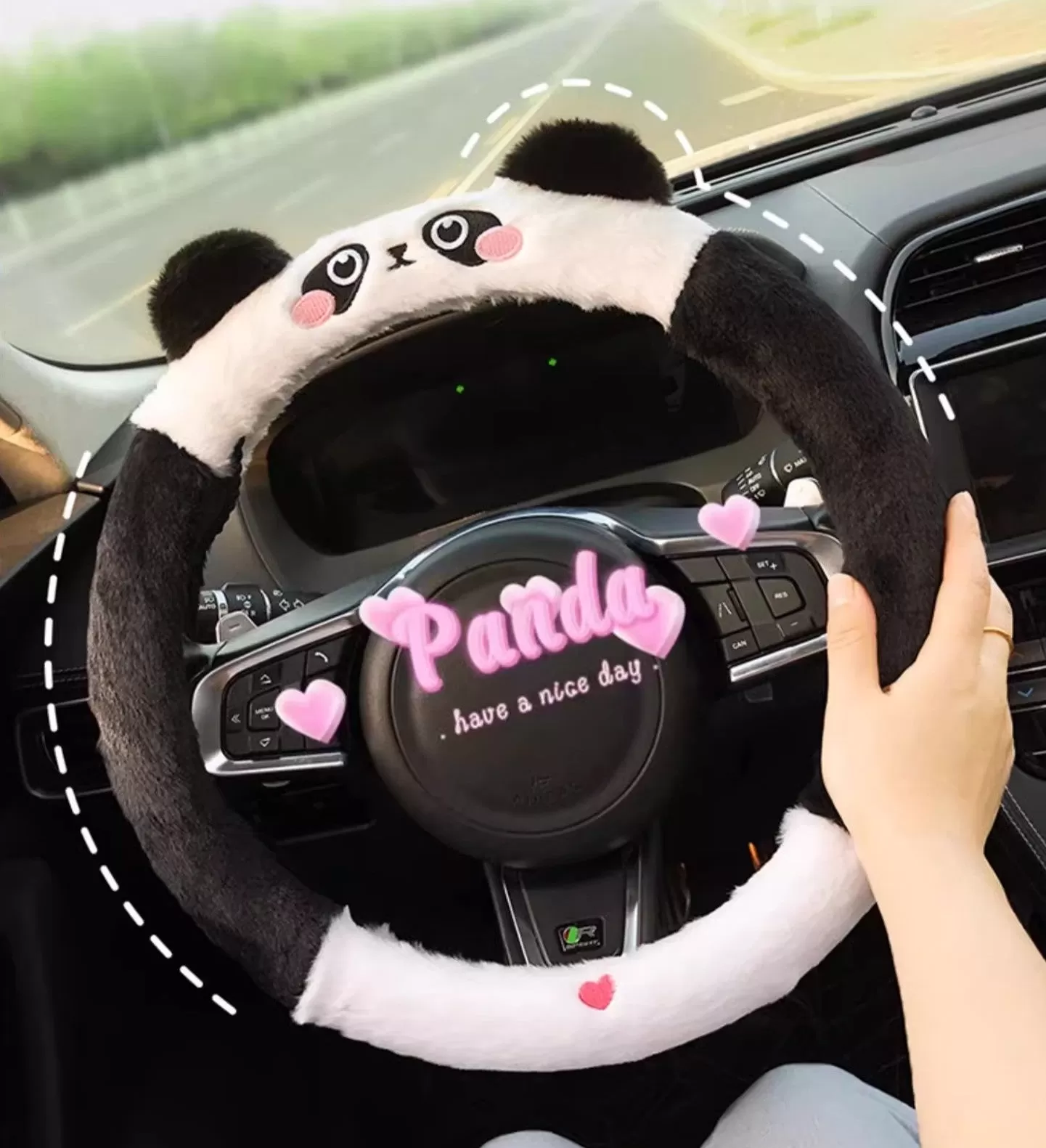 Soft Cartoon Car Steering Wheel Cover PN6483