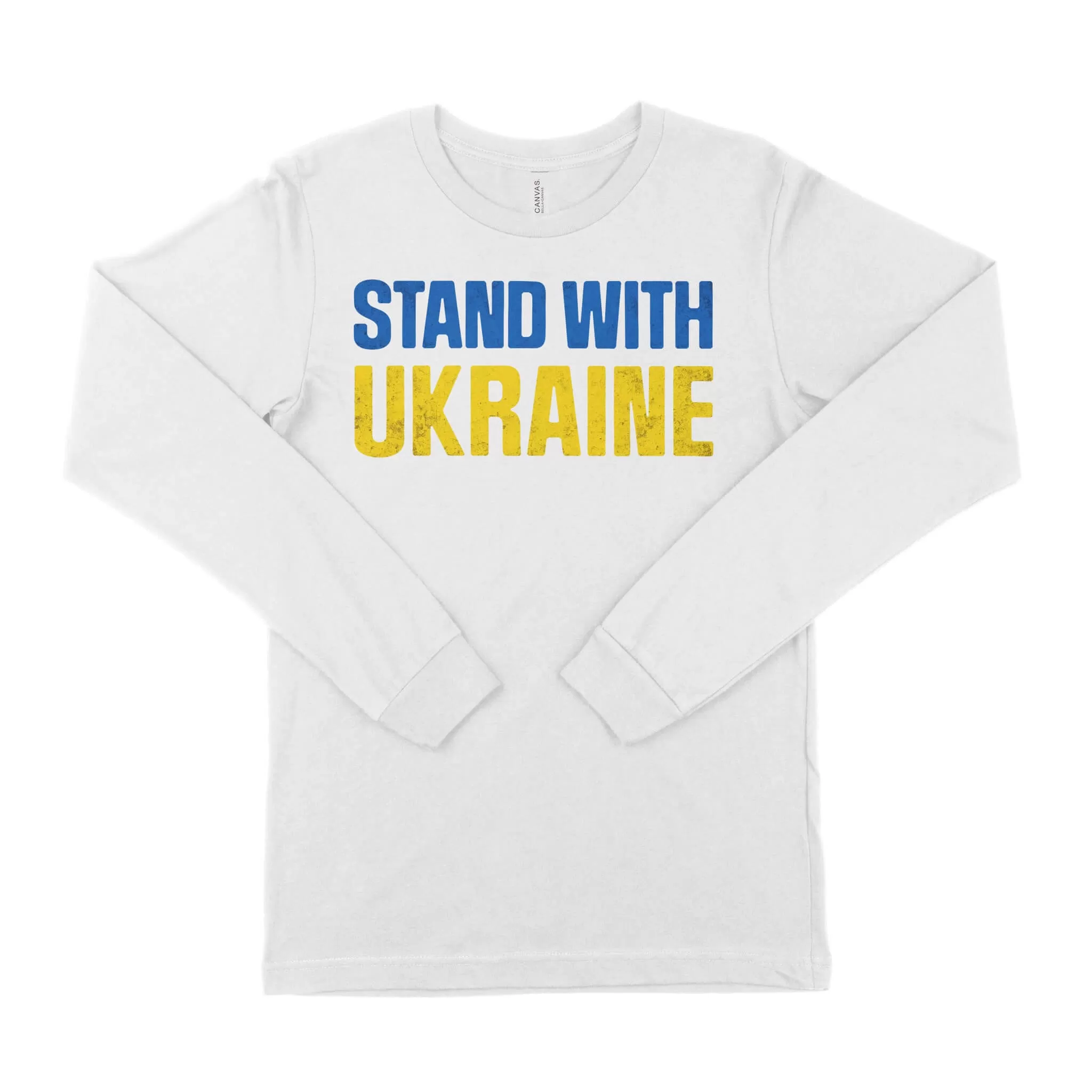 Stand With Ukraine Unisex Long Sleeve T-Shirt