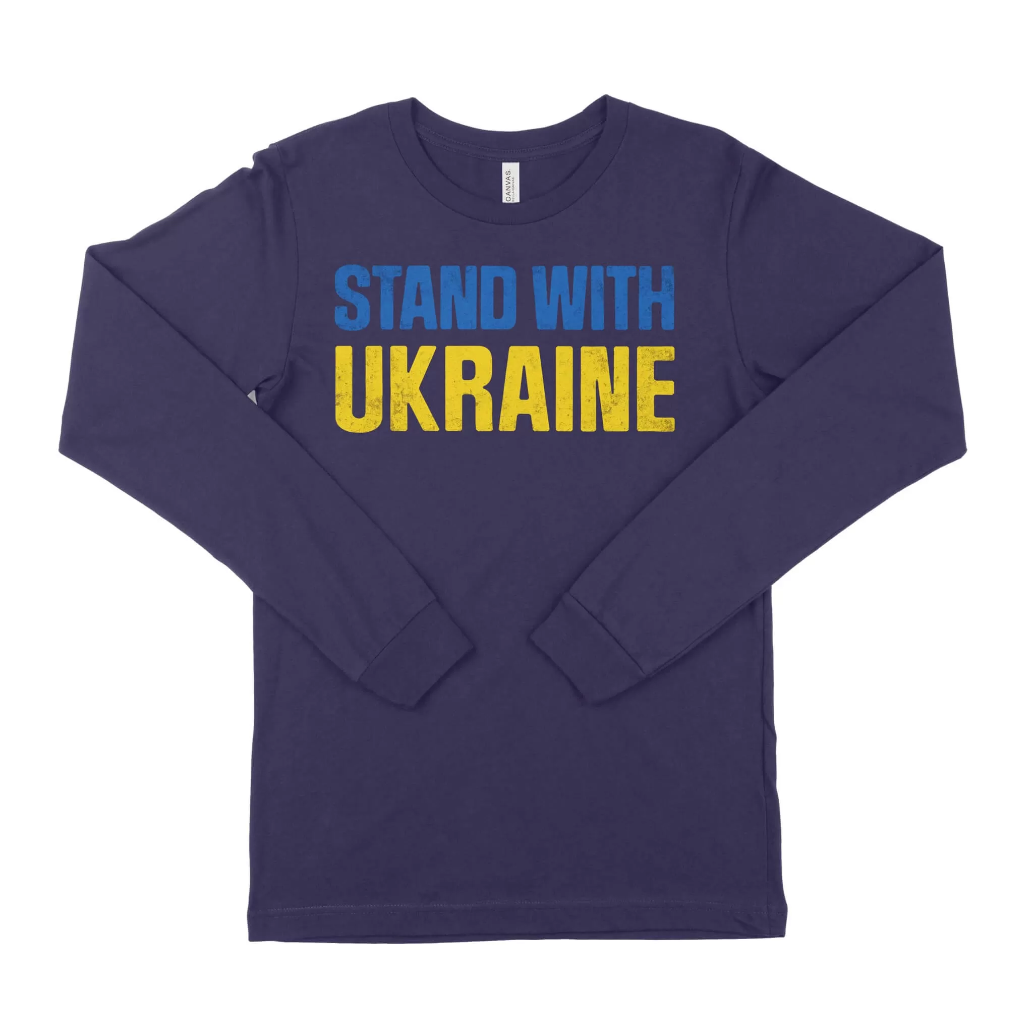 Stand With Ukraine Unisex Long Sleeve T-Shirt