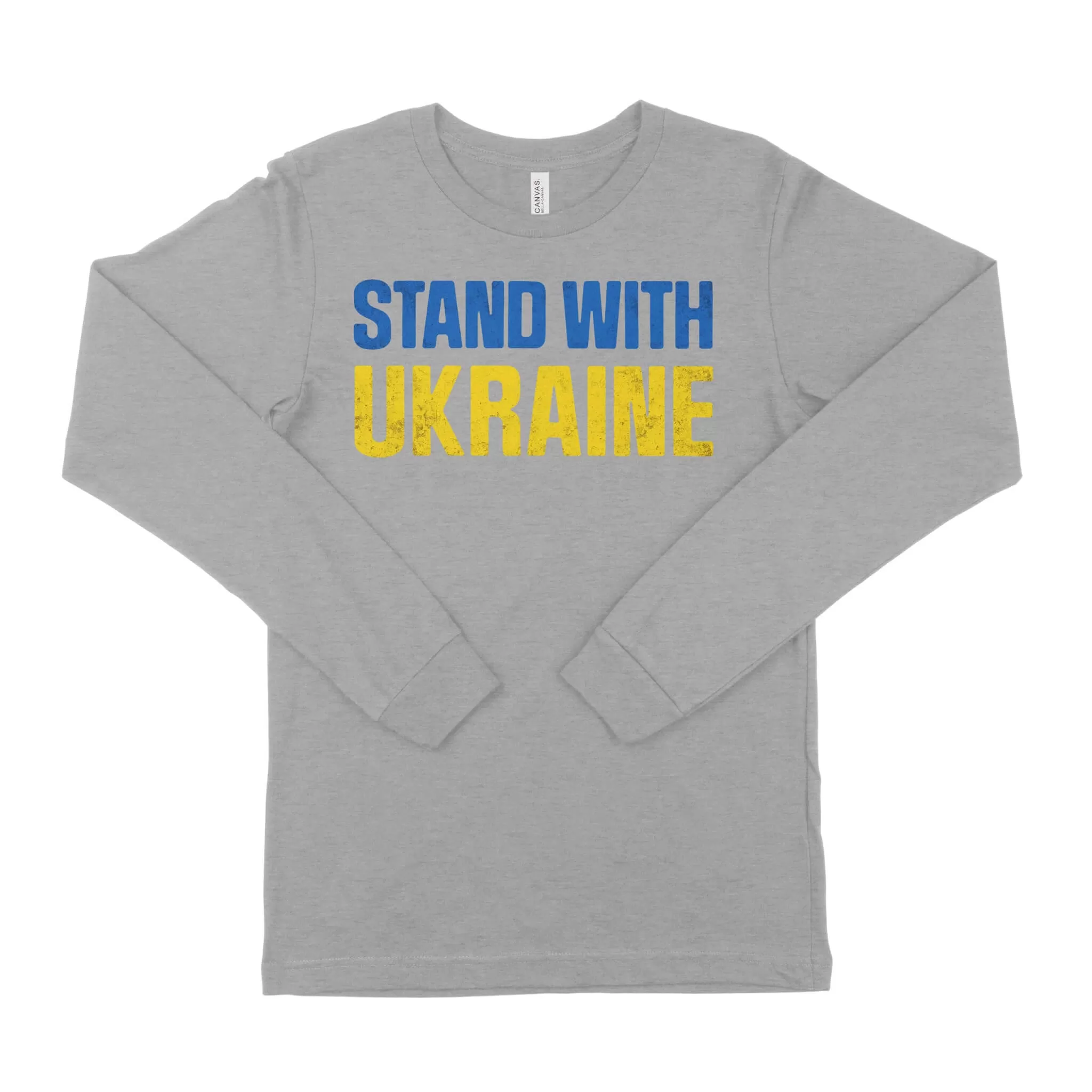 Stand With Ukraine Unisex Long Sleeve T-Shirt