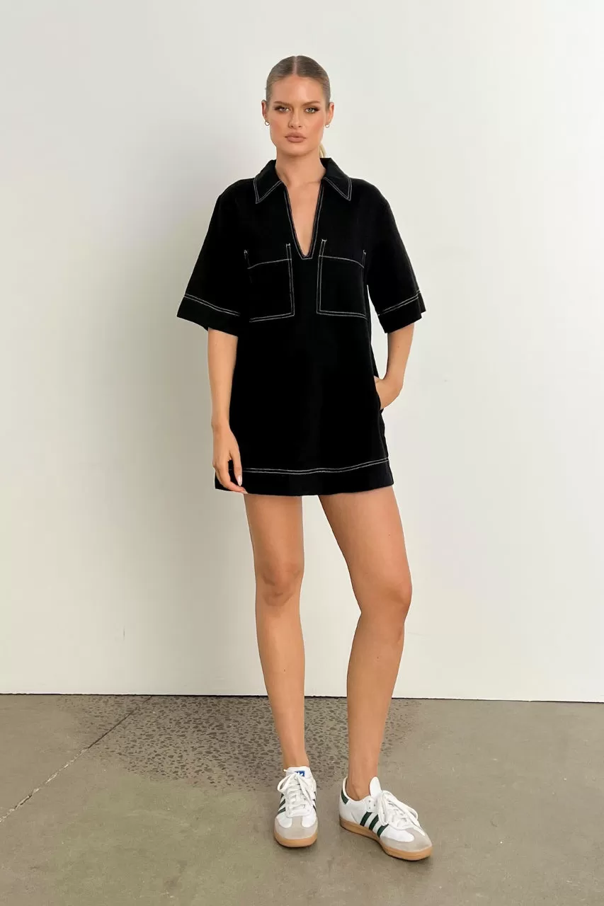 Tara Mini Dress | Black