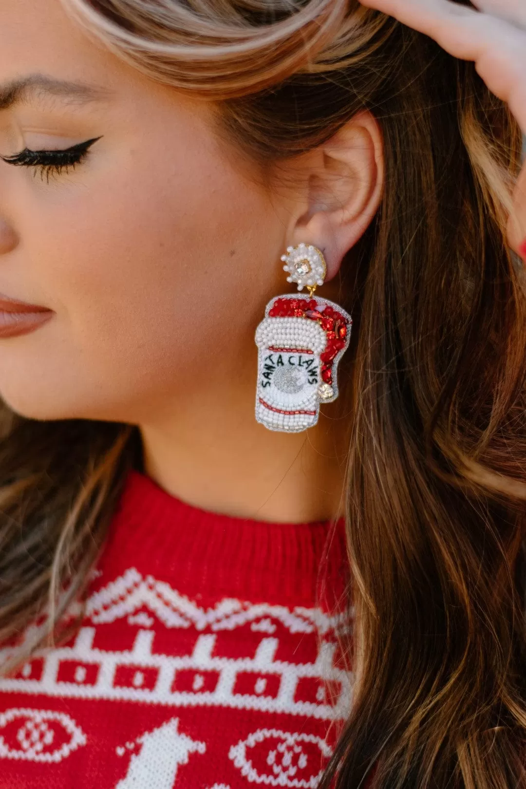 Taylor Shaye Santa Claw Earring