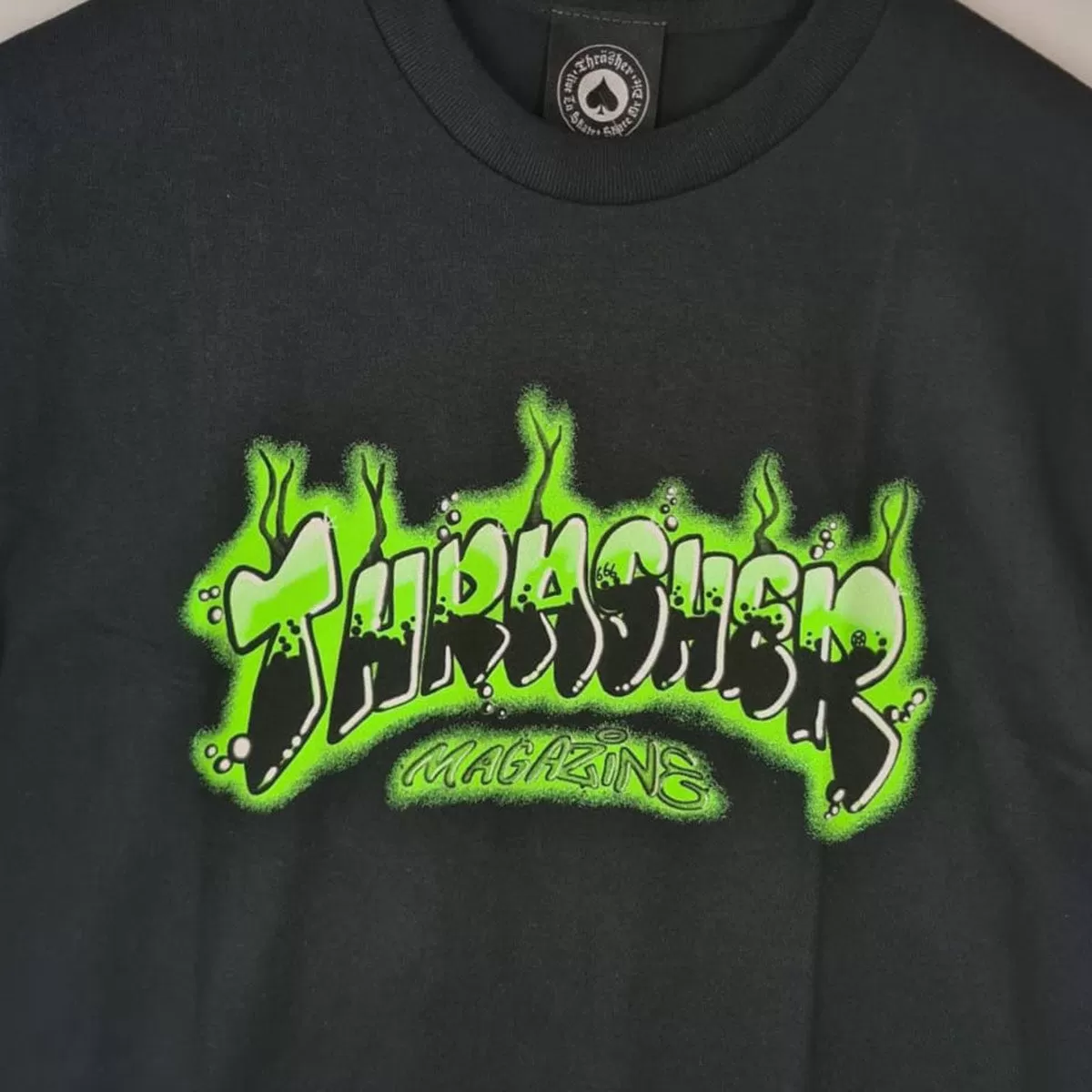 Thrasher Airbrush Tee Black