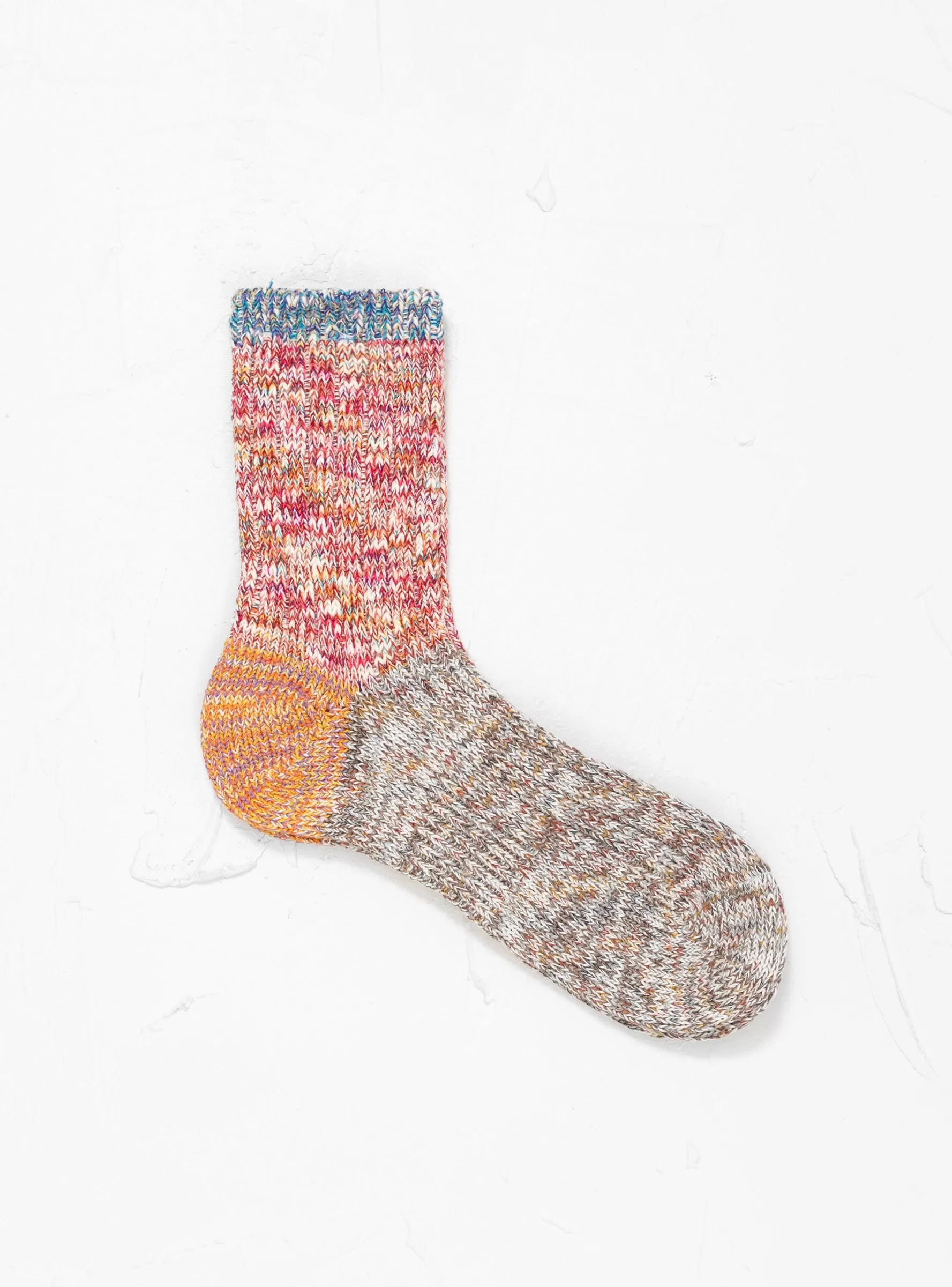 Two Tone Twister Mottled Socks Grey