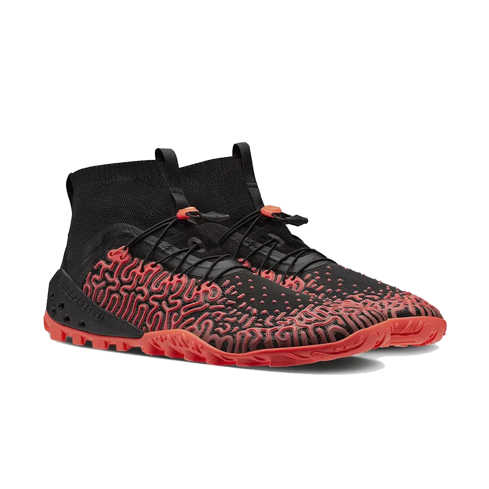 Vivobarefoot ESC Tempest Womens Obsidian Neon Coral