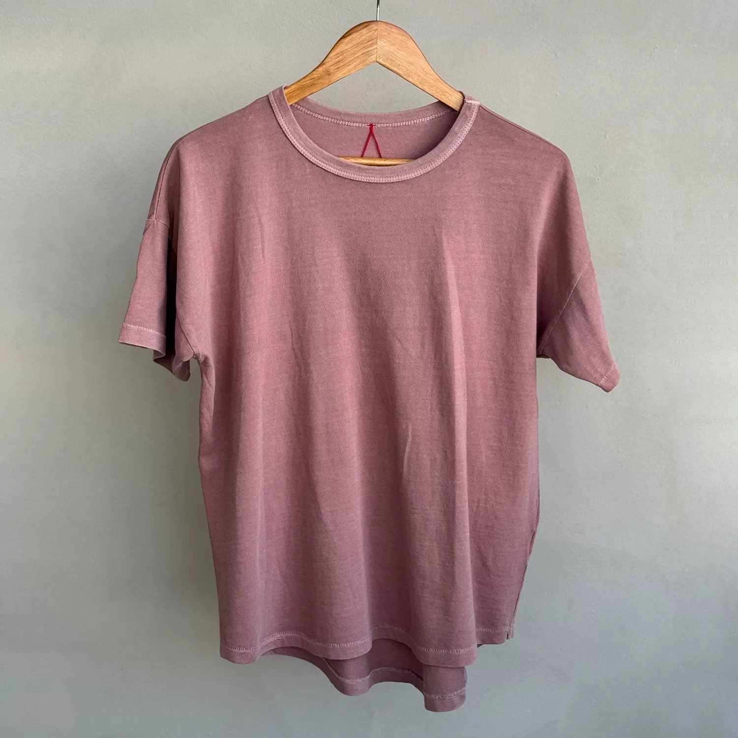 Womens Cotton Her Tee - Dried Rose