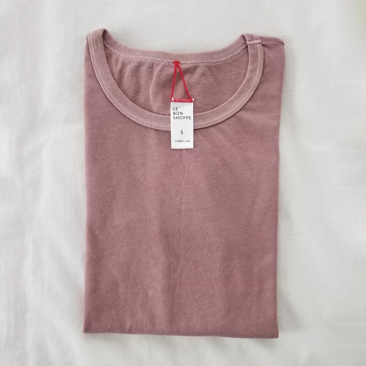 Womens Cotton Her Tee - Dried Rose